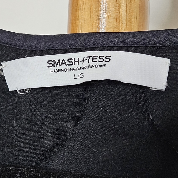 Smash + Tess Rowan Puffer Jacket Quilted Black Size Large - Picture 4 of 5